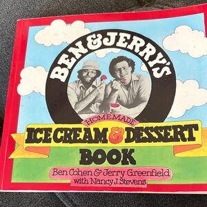 Ben and Jerry’s Ice Cream & Dessert recipe book 1987